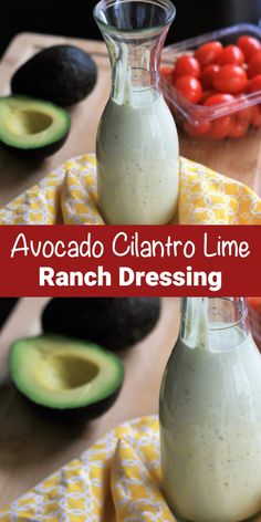 avocado and cilantro lime ranch dressing