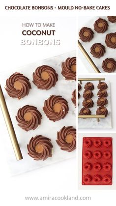 how to make chocolate rounds - mould no - bake cakes