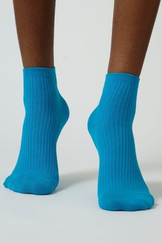 - Measurements: 1. Length: 32.5cm- Materials: 80% cotton, 20% polyurethane- Thickness: Moderate- Sheerness: None- Stretch: Low- Lining: None- Care: Gentle wash cold and dry in shade Trendy Stretch Blue Socks, Solid Stretch Cotton Socks, Stretch Solid Color Cotton Socks, Blue Stretch Socks For Spring, Stretch Blue Socks For Spring, Trendy No-show Stretch Socks, Ribbed Socks, Jeans Uk, London Free