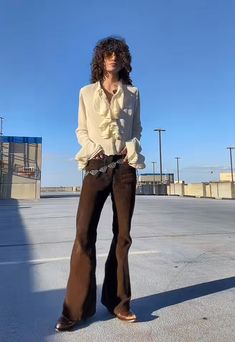 70 Male Fashion, Band T Shirt Outfit Aesthetic, 70s Outfit Ideas Men, 70s Prom Outfits Men, 70s Male Rockstar, Man 70s Outfit, 70s Gender Neutral Fashion, 70 Mens Fashion, Masc 70s Outfits