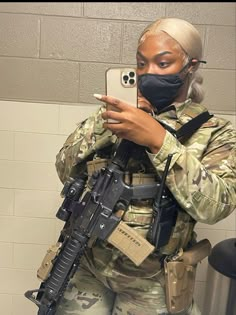 Black woman in the military posing for a mirror selfie Air Force Outfit Woman, Black Air Force 1 Outfit, Air Force Graduation, Air Force 1 Outfit Woman, Military Hair, Black Air Force 1, Air Force 1 Outfit