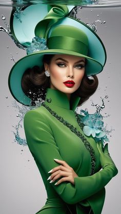 Suiza Bella - Playground Facial Art, Classy Women, Lady Gaga, Hats Vintage, Classy Outfits