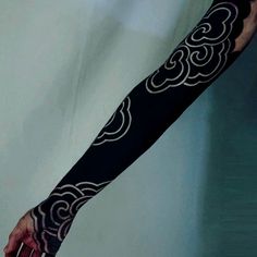 sleeve tattoo Optical Illusion Tattoo, Black White Tattoos, Yin Yang Tattoos, Blackout Tattoo, Geometric Tattoos, Geometric Tattoo Design, 3d Tattoos, Dark Art Tattoo, Full Sleeve Tattoo