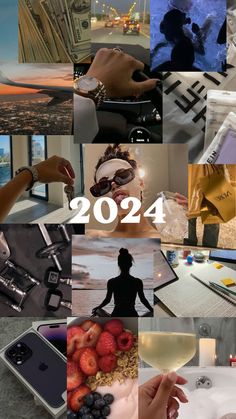 a collage of photos with the words 2021 written in white