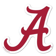 the university of alabama logo on a white background