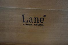 the name of an item on a wooden box