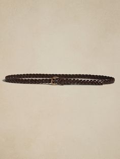 Daze Woven Leather Belt | Banana Republic Braided Leather Belt, For A Reason, Braided Leather, Silver Hardware, Belts For Women, Leather Belt, Antique Silver, Banana Republic, Man Shop