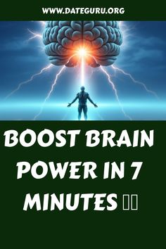 Boost brain power in 7 minutes Improve Memory Brain, Brain Memory, Intimacy In Marriage, Brain Boost, Whole Brain Teaching, Boost Memory, Memory Problems, Brain Exercise