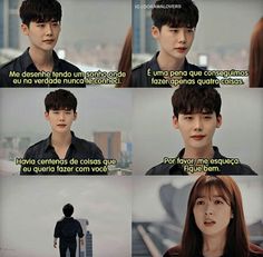 the korean actors are talking about each other's roles in this scene, and they have different expressions