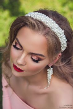 Pearl headband for wedding Wide jeweled headband White tiara for bridesmaids Spring Wedding hair acc Bridesmaids Spring Wedding, Spring Wedding Hair, White Tiara, Spring Wedding Bridesmaids, Facial Art, Headband For Wedding, Jewelled Headpiece, Jeweled Hair, Bridesmaids Spring