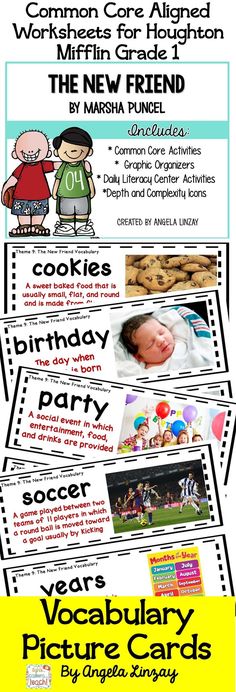 an image of a poster with words and pictures for children's birthday party themes