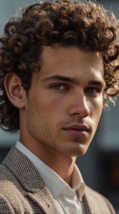 short curly mens hairstyles Curly Viking Hair, Viking Hair Men, Hairstyles For Men Curly Hair, Curly Hairstyles For Guys, Hairstyles For Guys, Curly Crop, Mens Hairstyles Curly, Curly Fringe