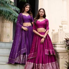 *🌷Lehenga Choli🌷* Crafted for Grace and Beauty: Pure Chanderi Plain Lehenga with Intricate Zari Work Border, Accompanied by Sequin Embellished Dupatta 💓 *Catalogue : PRIYADARSHI* LN(2811) *Lehenga(Stitched)* Lehenga Fabric : Pure Chanderi Lehenga Work : Plain With Zari Weaving Work Border Lehenga Waist : SUPPORTED UP TO 42 Lehenga Closer : Drawstring With Zip Stitching : Stitched With Canvas And Full Inner Length : 42 Flair : 3.30 Meter Inner : Micro Cotton *Blouse(Unstitched)* Blouse f... Anarkali Dress