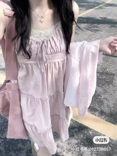 Sawako Outfit, Japan Outfits, Pink Outfits, Pink Outfit, Cute Fits, Cute Casual Outfits