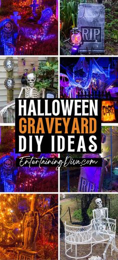 halloween graveyard diy ideas that are easy to make