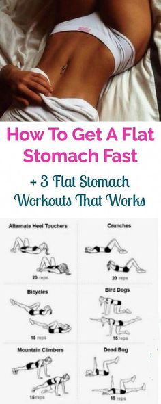 how to get a flat stomach fast and 3 flat stomach workouts that works