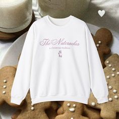 The Nutcracker Y2K Sweatshirt, Preppy Balletcore Pullover, Aesthetic Christmas Sweater, Teenage Girl Gift, Trendy Coquette Graphic Crewneck Coquette Crewneck, Coquette Graphic, Sweatshirt Preppy, Y2k Sweatshirt, Aesthetic Christmas, The Nutcracker