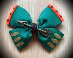 Felt Orange, Merida Disney, Disney Princess Characters, Snow White Disney, Merida Brave, Custom Bows