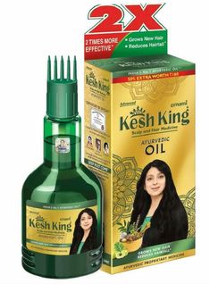 Product description Style name:New Pack with Selfie Comb  |  Design:Oil Clinically proven to be 2 times more effective than other ayurvedic oils, Kesh King Ayurvedic Hair Oil is the perfect answer to all your hair fall related problems. Kesh King Ayurvedic Hair Oil is a proprietary medicine with no side effects that contains the goodness of 21 Rare Ayurvedic Herbs. The secret of Kesh King’s success lies in gathering rare, precious herbs and processing them rigorously as prescribed in Ayurvedic s Hair Medicine, Hair Oil For Hair Growth, Medicinal Oils, Ayurvedic Hair Oil, Ayurvedic Oil, Oil For Hair Growth, Ayurvedic Hair, Strengthen Hair Follicles, Reduce Hair Fall