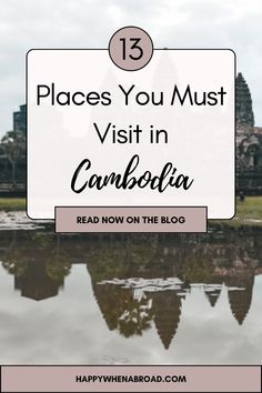 Cambodia Bucket List