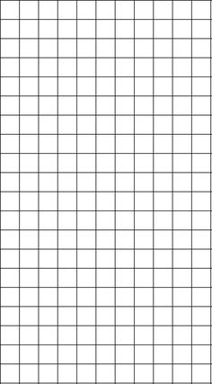 a graph paper with squares and lines on it, all lined up in the same row