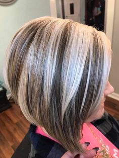 Grey Hair With Highlights, Transition To Grey Hair, Biolage Hair, Hair With Highlights, Short Shag Hairstyles, Silver Highlights, Brown Hair With Blonde Highlights