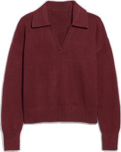 Knit V-neck Sweater With Ribbed Collar For Fall, Casual V-neck Sweater With Ribbed Collar For Fall, Cozy Collared Fall Sweater, Fall Polo Sweater With Collared Neckline, Trendy Knit Polo Sweater, Knit Polo Sweater For Fall, Cozy Collared Knit Sweater, Trendy Knit Polo Sweater With Ribbed Collar, Trendy Polo Sweater With Ribbed Cuffs For Fall