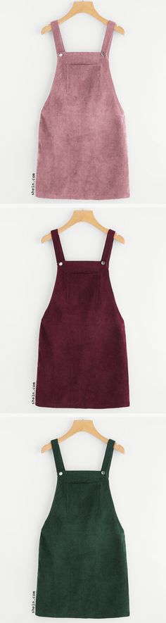 Bib Pocket Front Overall Dress Dress For Teenage Girl, Cute Overall Outfits, Modern Dress Patterns, Tops For Teens, Teenage Outfits, Overall Outfit, Urban Fashion Trends, Summer Outfits Kids, Catwalk Fashion