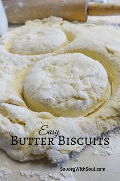 homemade southern style sourdoughs are ready to be baked