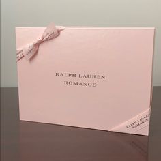 Brand New Ralph Lauren Pink Romance Box! And Pink Ribbon Items Not Included Selling Box And Pink Ribbon Only Ralph Lauren Coquette, Present Wrapping, Pink Gifts, Pink Ribbon, Mom Gift, The Dreamers, Gifts For Mom, Vanity, Ralph Lauren