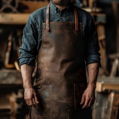 Fantasy Blacksmith Outfit, Blacksmith Larp, Blacksmith Costume, Blacksmith Apron, Rugged Gentleman, Bar Apron, Welding Apron, Barista Apron, Barber Apron