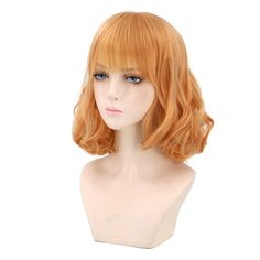 Hair Accessories Stylish Hair Wig Women Styling Wig Women Wig Afro Hair Color, Wig Bangs, Short Wave, Wig Curly, Short Curly Wigs, Hair Color Shades, Curly Hair Wig, Pretty Shorts