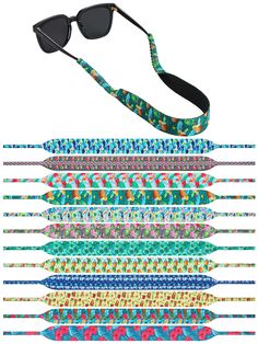 PRICES MAY VARY. Sufficient Quantity to Use: you will receive 12 pieces of sunglass straps come in 12 different Hawaiian patterns, the rich quantities are enough to meet your daily using and changing, you can also share them with your friend or family Portable and Reliable: our glasses accessories are made of quality neoprene material, elastic and portable, not take too much your space, comfortable to wear, easy to put on and take off, will bring you a comfortable wearing experience Simple to Cl Sport Activities, Eyeglass Strap, Hawaiian Pattern, Glasses Strap, Sunglasses Strap, Glasses Men, Sports Glasses, Eyeglass Chain, Sports Activities