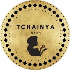 Tchainya Nails - Logo Champagne Nails, Kylie Nails, Squoval Nails, Nail Logo