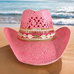 Pink Cowgirl Hat Custom Bachelorette Hat Nashville Hat Custom Cowboy Hat Festival Hat Bachelorette Hat Personalized Cowboy Hat Bling Hat - Etsy Pink Western Straw Hat For Summer, Western Pink Hat With Curved Brim, Pink Wide Brim Hat For Rodeo, Western Style Pink Hat With Curved Brim, Pink Adjustable Hat Bands For Summer, Pink Straw Hat For Rodeo, Summer, Pink Straw Hat With Curved Brim For Rodeo, Pink Summer Straw Hat For Rodeo, Pink Short Brim Straw Hat For Rodeo