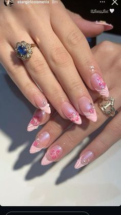 Noods Idea, Shiny Nails Designs, Wow Nails, Cute Gel Nails, Pink Acrylic Nails