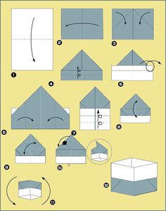 how to make an origami house