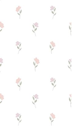 Simple Flower Pattern Wallpaper, Pink Wallpaper With Flowers, Gentle Wallpaper, Flower Background Wallpapers, Flower Seamless Pattern, Wallpaper 2024, Daisy Wallpaper, Phone Background Patterns