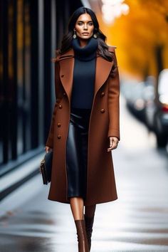 Country Fall Outfits, Classy Winter Outfits, Sophisticated Outfits, Moda Chic, Winter Mode, How To Look Classy, Street Style Women, Look Fashion