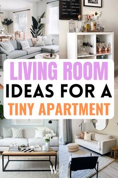 tiny apartment living room ideas Open Space Apartment Ideas, Small Apartment Living And Dining Combo, Small Apartment Living Room And Dining, Neutral Living Room Small Space, Small Living Room Ideas Apartment Sofas, Small Girly Living Room Ideas, How To Decorate Apartment Living Room, How To Organize Small Living Room, Simple Apartment Ideas