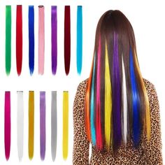 Product information Brand: LOOKSEVEN Color: Mixed Colors Material: Synthetic Extension Length: 20 Inches Hair Type: Straight Size: 13PCS.  Color: Multicolor. Hair Extension Clips, Clip In Extensions, Hair Texture, Mixed Colors, Hair Extension, Straight Hair, Synthetic Fiber, Clip Ins, Synthetic Hair