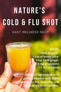 Garlic Benefits, Wellness Shots, Shot Recipes, Cough Remedies, Think Food, Cold Remedies