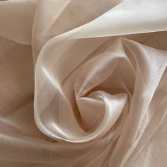 Sewing Gowns, Organdy Fabric, Beige Wedding Dress, Make Curtains, Wedding Dress Fabric, Reception Outfit, Organza Gowns, 3d Lamp, How To Make Curtains