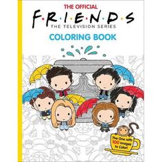 the official friends television series coloring book