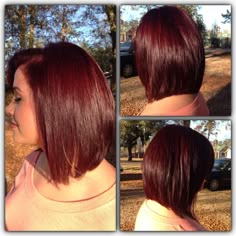 Short Burgundy Hair, With Bangs Hairstyle, Red Bob Hair, Mommy Hairstyles, Curly Shag, Pastel Princess, Mom Haircuts, Textured Bob, Angled Bob