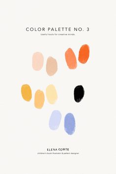 the cover of color palette no 3