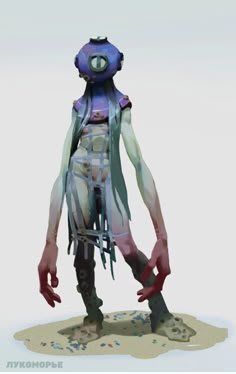 Statue Concept Art, Weird Character Design, Fish Concept Art, Pirate Concept Art, Alien Concept, Alien Concept Art, Monster Concept Art, Concept Art Character, Monster Design