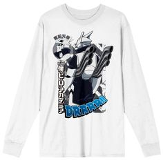 Show off your love for My Hero Academia with this adult white crew neck long sleeve shirt. The graphic tee showcases Tenya Ida in his robotic suit with a circle flame, capturing his heroic spirit. Made from a comfortable blend of cotton and polyester, this shirt is perfect for everyday wear. Easy to care for, simply machine wash it on cold with like colors and tumble dry on low heat. This shirt is a must-have for any fan of the popular anime series. My Hero Academia T Shirt, My Hero Academia T Shirt Design, Casual Long Sleeve T-shirt With Anime Print, White Long Sleeve T-shirt With Anime Print, Cosplay Graphic Print Crew Neck T-shirt, My Hero Academia Shirt, White Crew Neck, Black Graphic Tees, Grey Long Sleeve