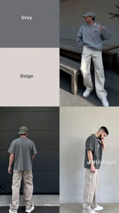 Men’s Outfit Color Combos, Best Combo Colors Outfit Men, Color Combo Streetwear, Colour Combination Mens Fashion, Best Colour Combo For Men, Outfit Color Combos, Casual Sporty Outfits, Guys Fashion Casual, Mens Smart Casual Outfits