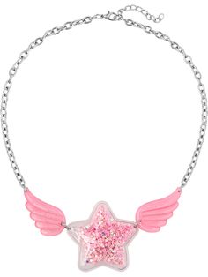 PRICES MAY VARY. Add a sweet final touch to your neck, goes well with any outfit with this kawaii pink star necklace to elevate your look with Y2K Harajuku cutecore aesthetic jewelry Almost choker style, 17.7" length, zinc alloy cable chain with a pinkie star and wings, adjustable fit with lobster clasp Perfect touch for daily casual look or also can be worn as beach summer jewelry, rave preppy accessories,... for a bright vibe Y2K is everywhere! People are obsessed with these 2000s vibes, this Pink Star Necklace, Aesthetic Choker, Cutecore Pink, Harajuku Accessories, Pink Necklaces, Cutecore Aesthetic, Roblox Items, Star Necklaces, Preppy Accessories